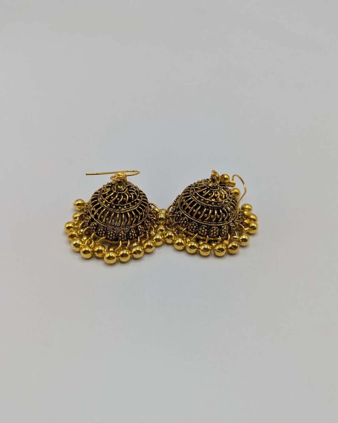Antique Gold Jhumkas - KHAAS Items