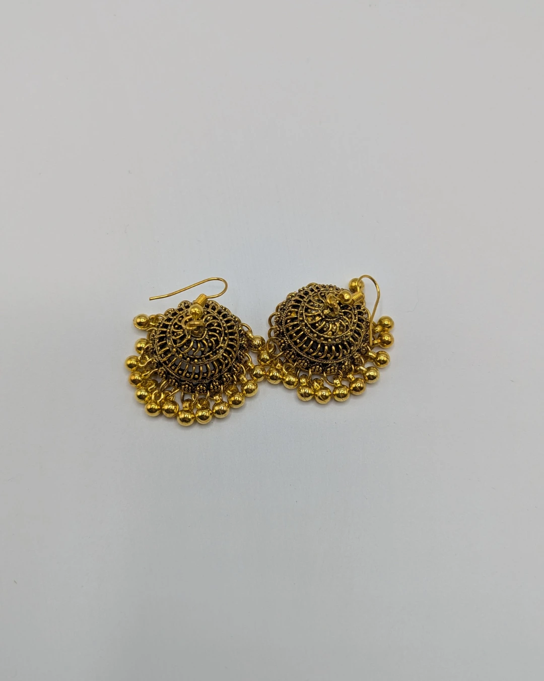 Antique Gold Jhumkas - KHAAS Items