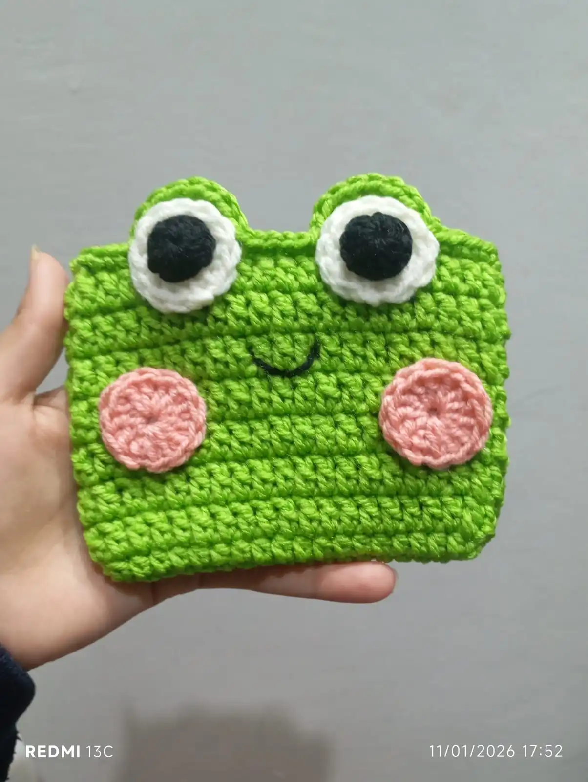 Crochet Froggy Wallet - KHAAS Items
