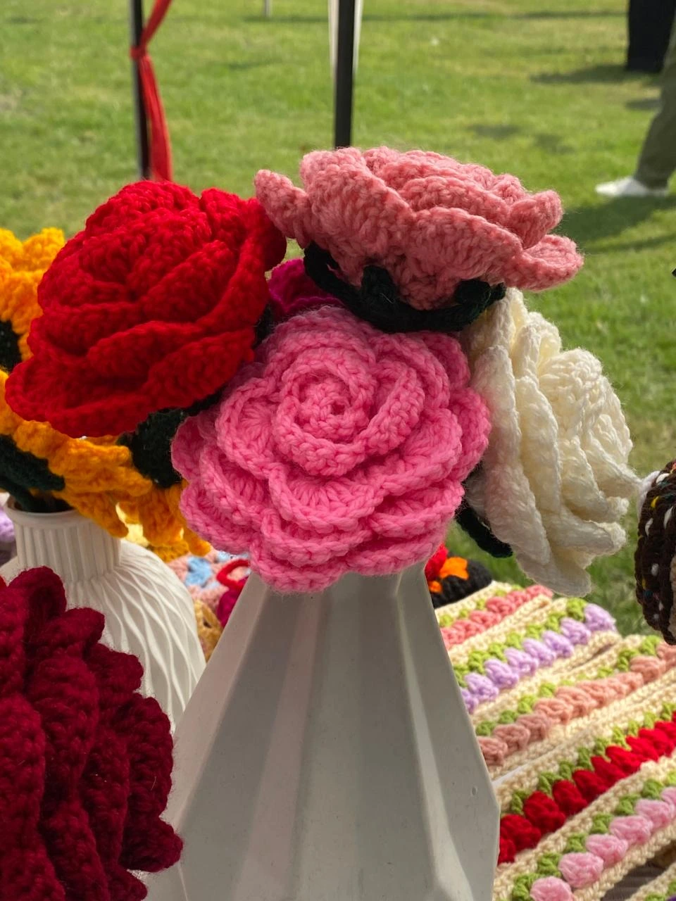 Crochet Rose Flowers - KHAAS Items