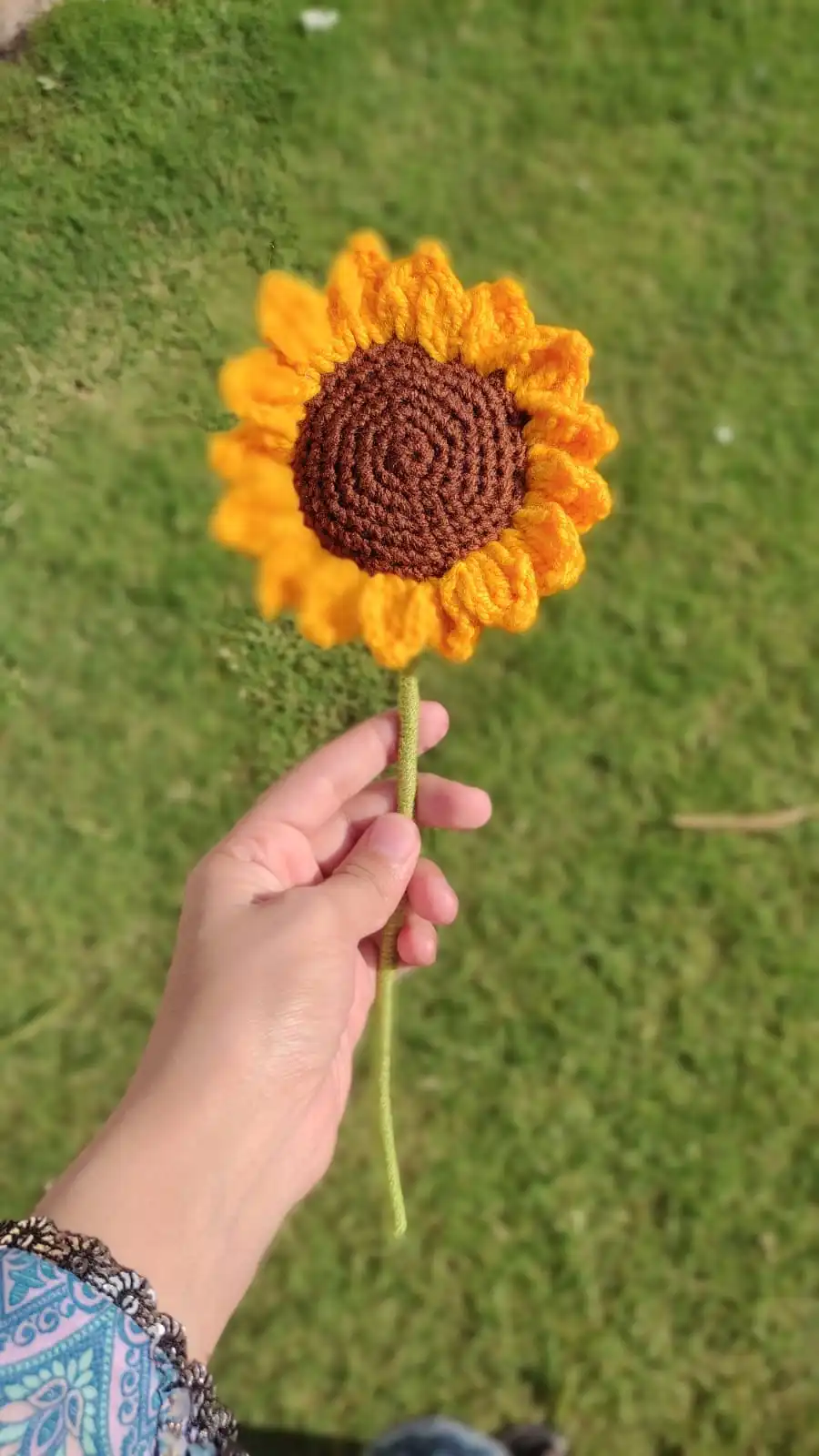 Crochet Sunflower - KHAAS Items