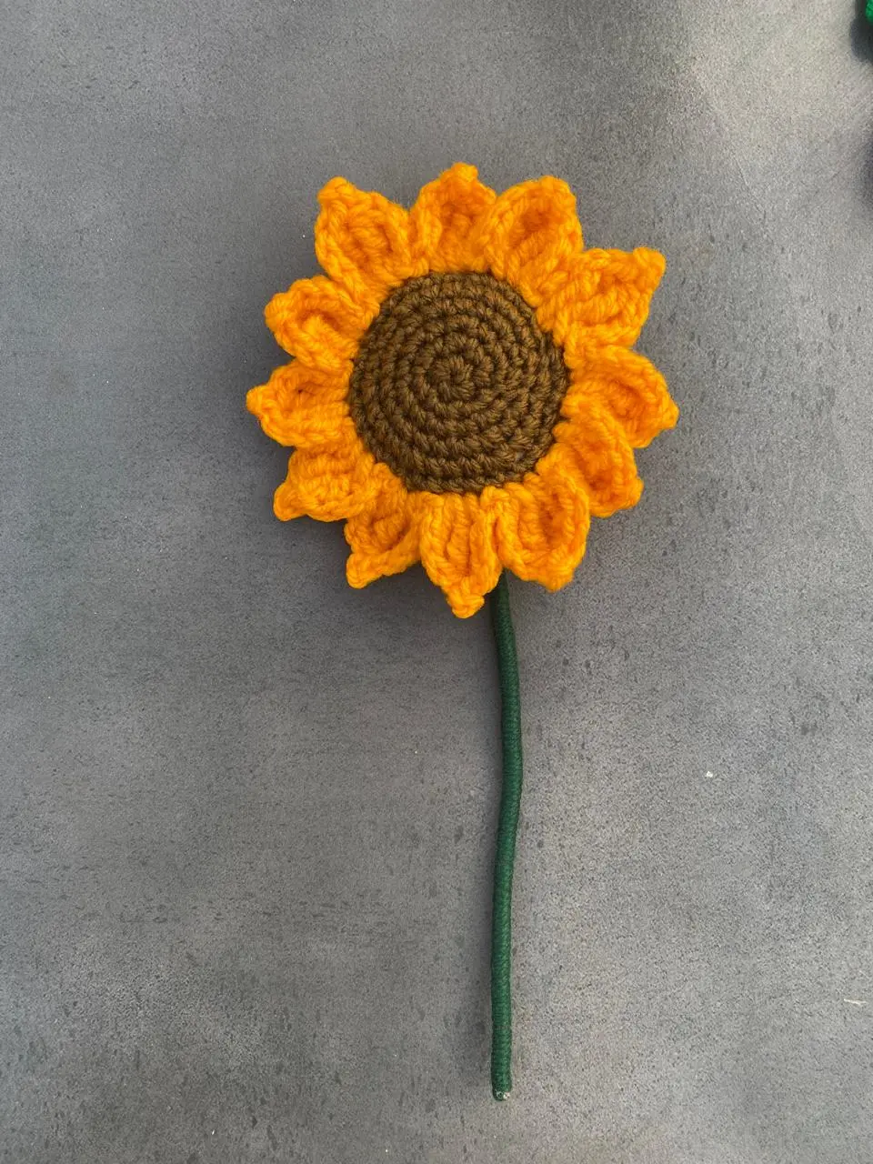 Crochet Sunflower - KHAAS Items