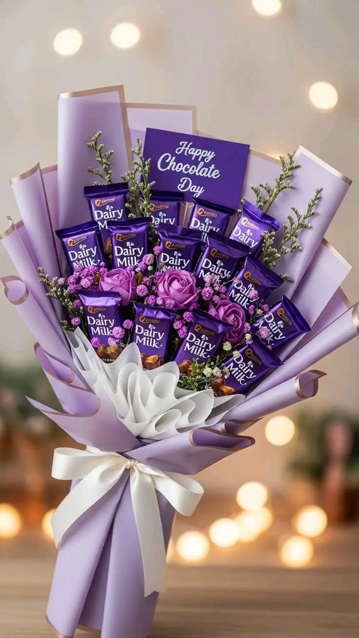 Dairy Milk Chocolate Bouquet Custom gift box by Khaas Items