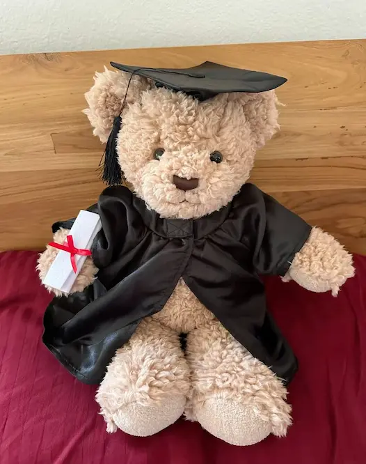 Graduation Plush Teddy Bear - KHAAS Items