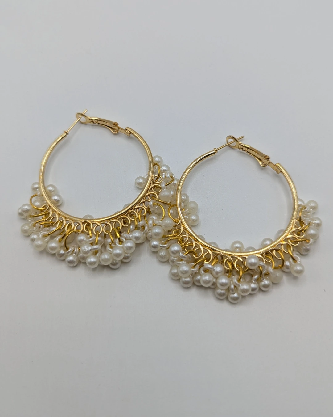 Gul Pearl Jhumka Hoops - KHAAS Items