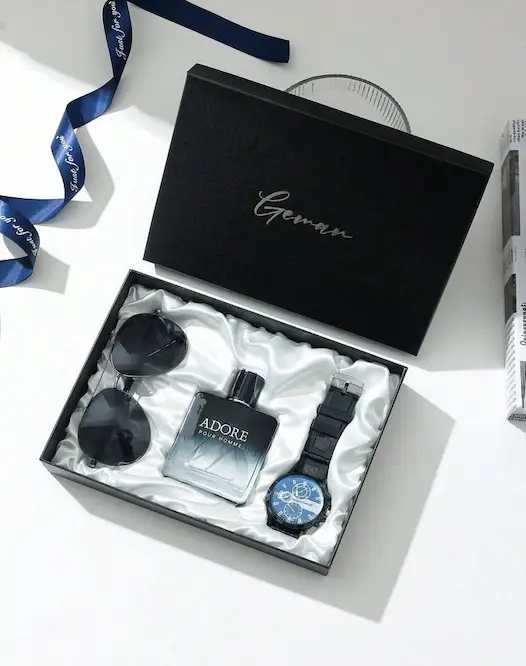 Men's Perfume Watch and Sunglasses Gift Box | Khaas Items