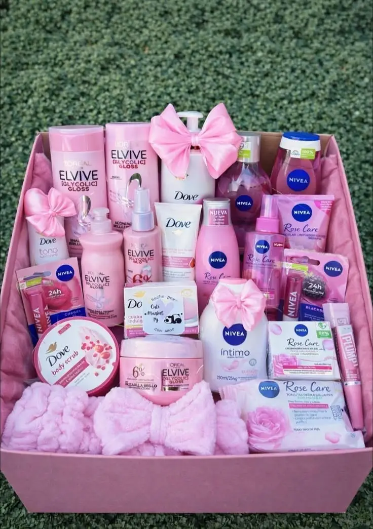Pink Rose Self Care Gift Box - KHAAS Items
