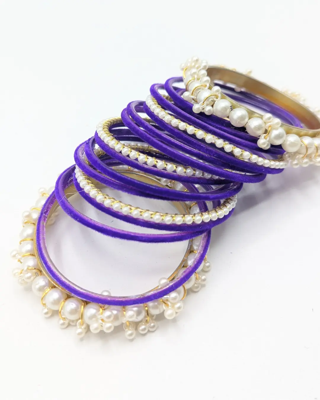 Premium Velvet Bangles Set - KHAAS Items
