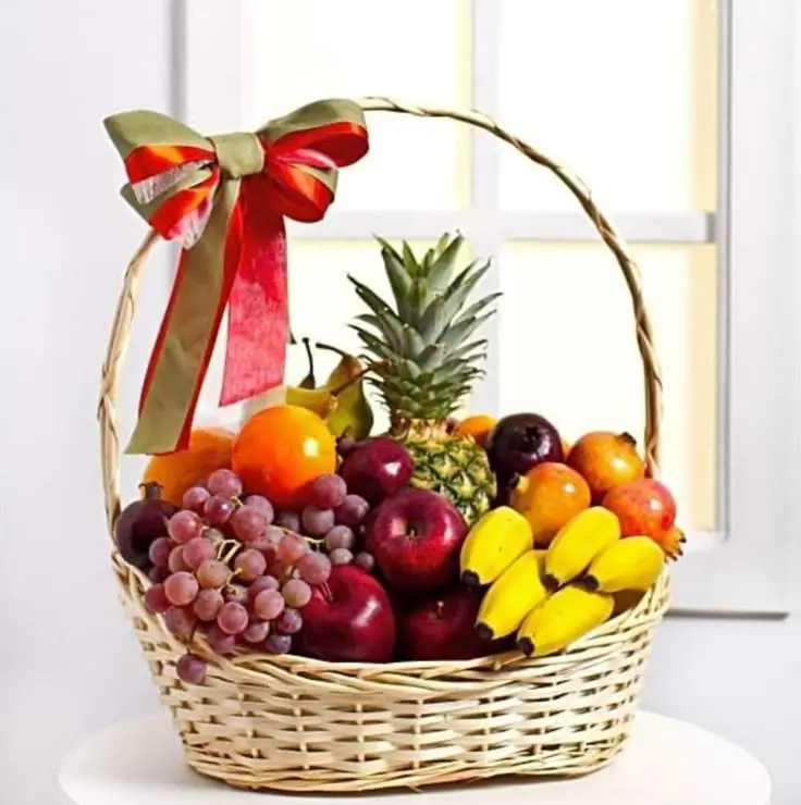 Seasonal Fresh Fruit Gift Basket - KHAAS Items