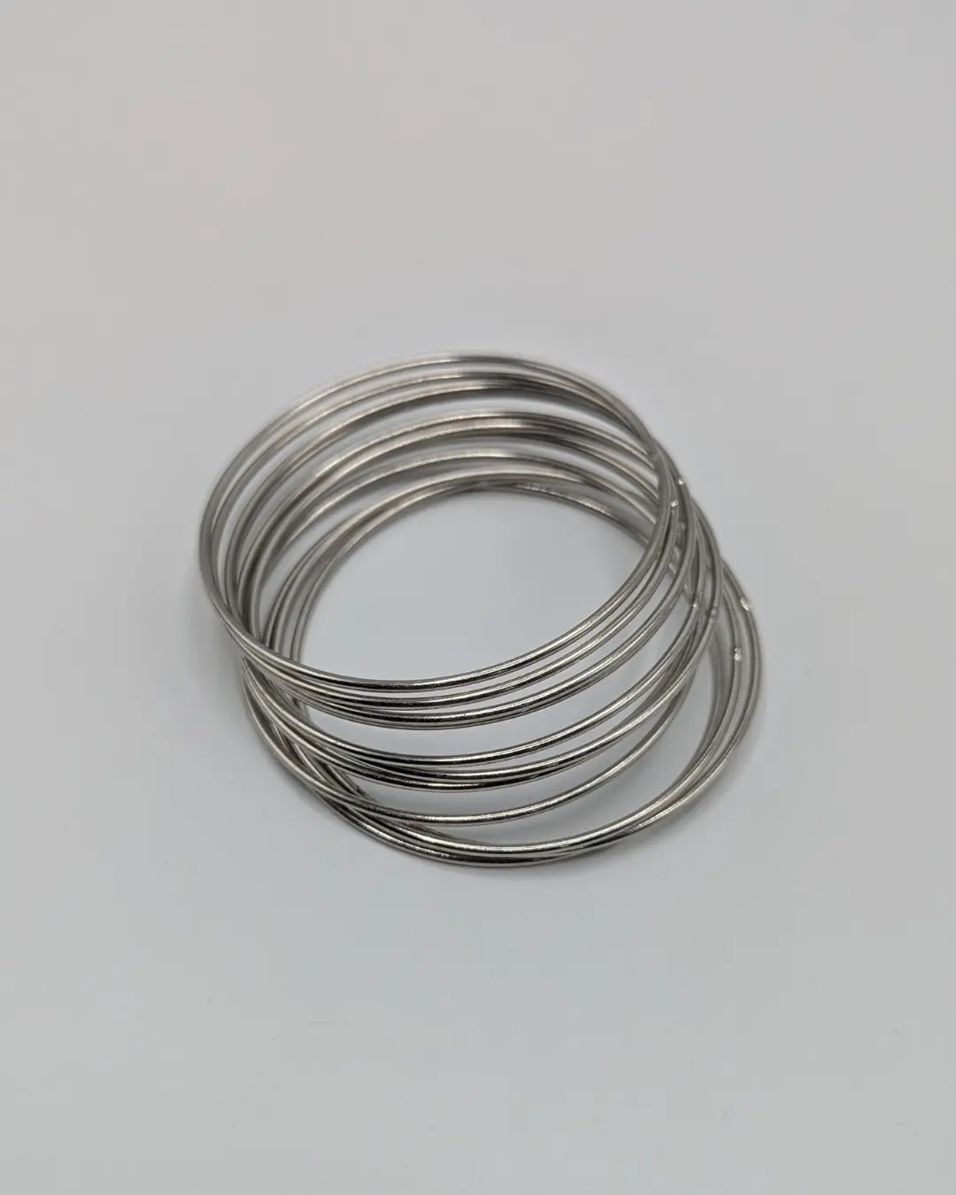 Silver Metal Bangles - KHAAS Items