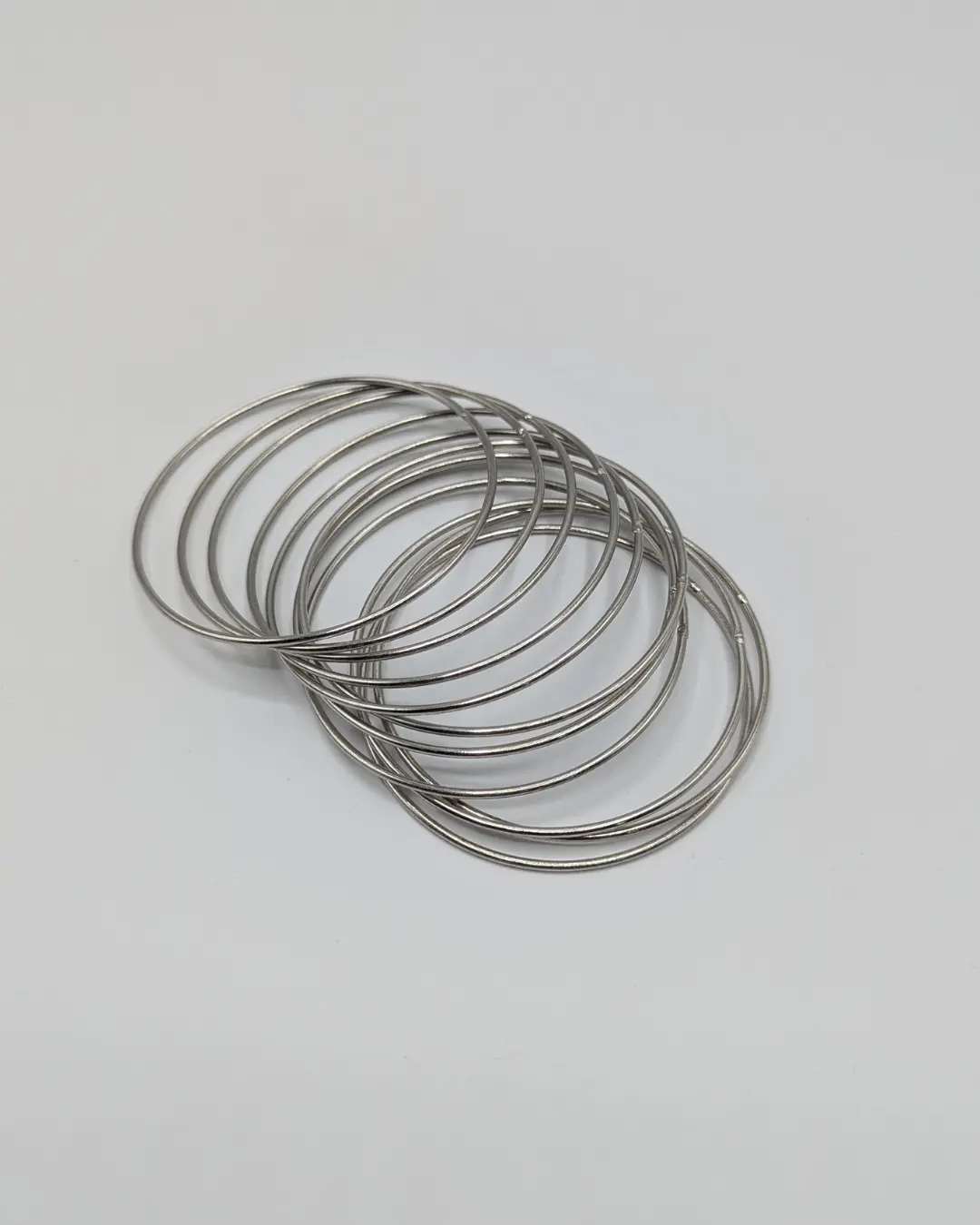 Silver Metal Bangles - KHAAS Items