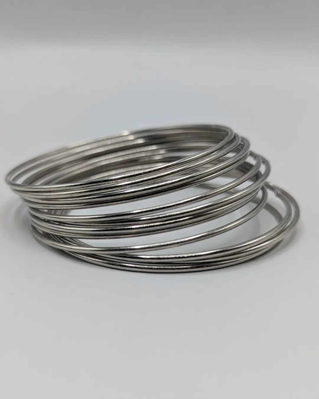 Silver Metal Bangles - KHAAS Items